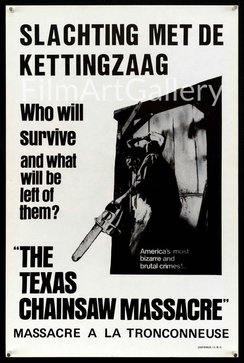 The Texas Chainsaw Massacre Original Vintage Movie Poster