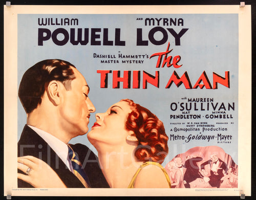 The Thin Man Original Vintage Movie Poster