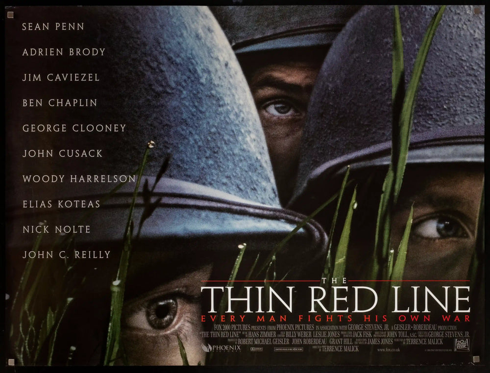 The Thin Red Line Original Vintage Movie Poster