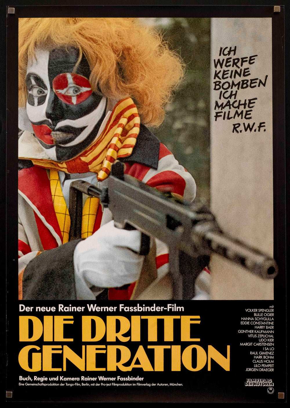 The Third Generation Original Vintage Movie Poster
