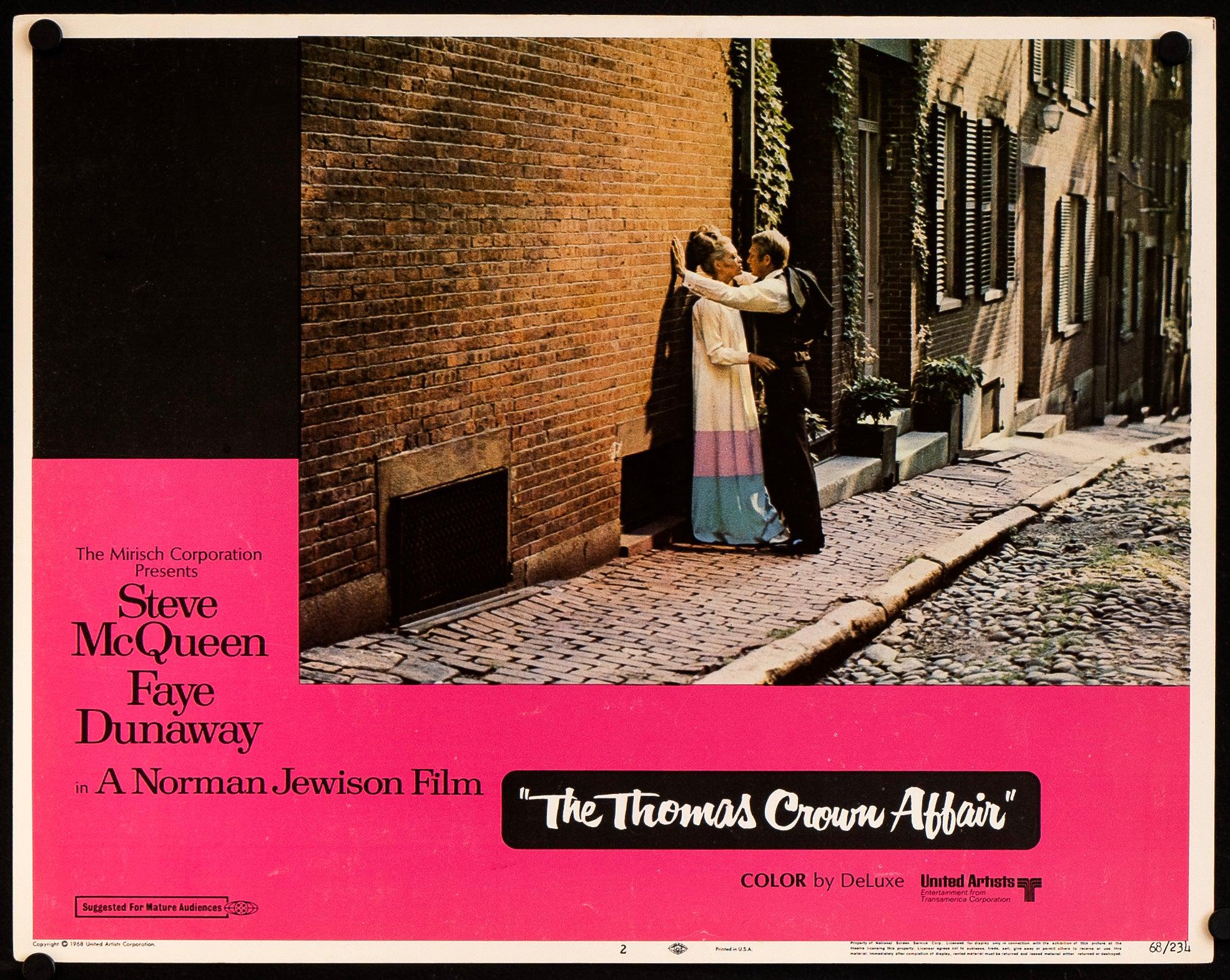 The Thomas Crown Affair Lobby Card (11x14) Original Vintage Movie Poster
