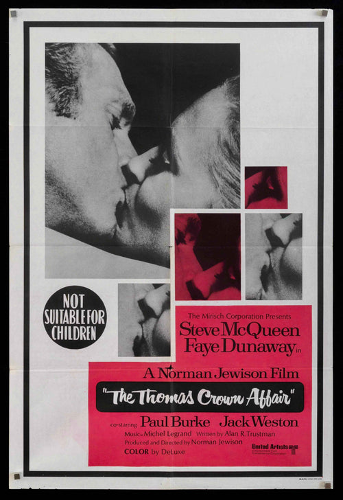 The Thomas Crown Affair Original Vintage Movie Poster