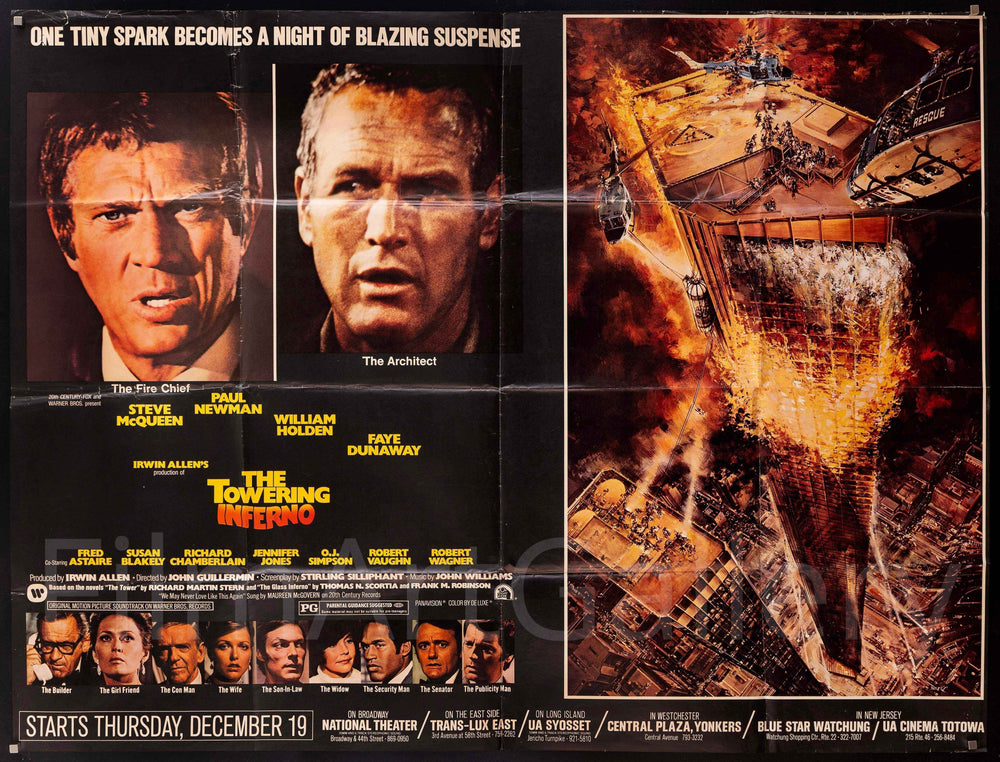 The Towering Inferno Original Vintage Movie Poster