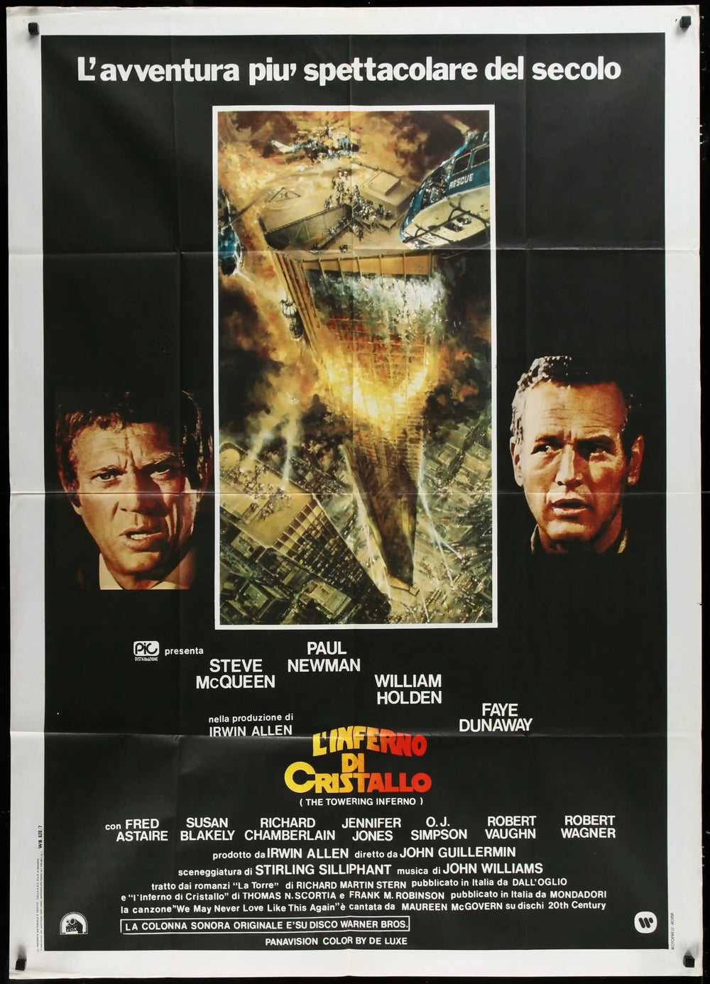 The Towering Inferno Original Vintage Movie Poster