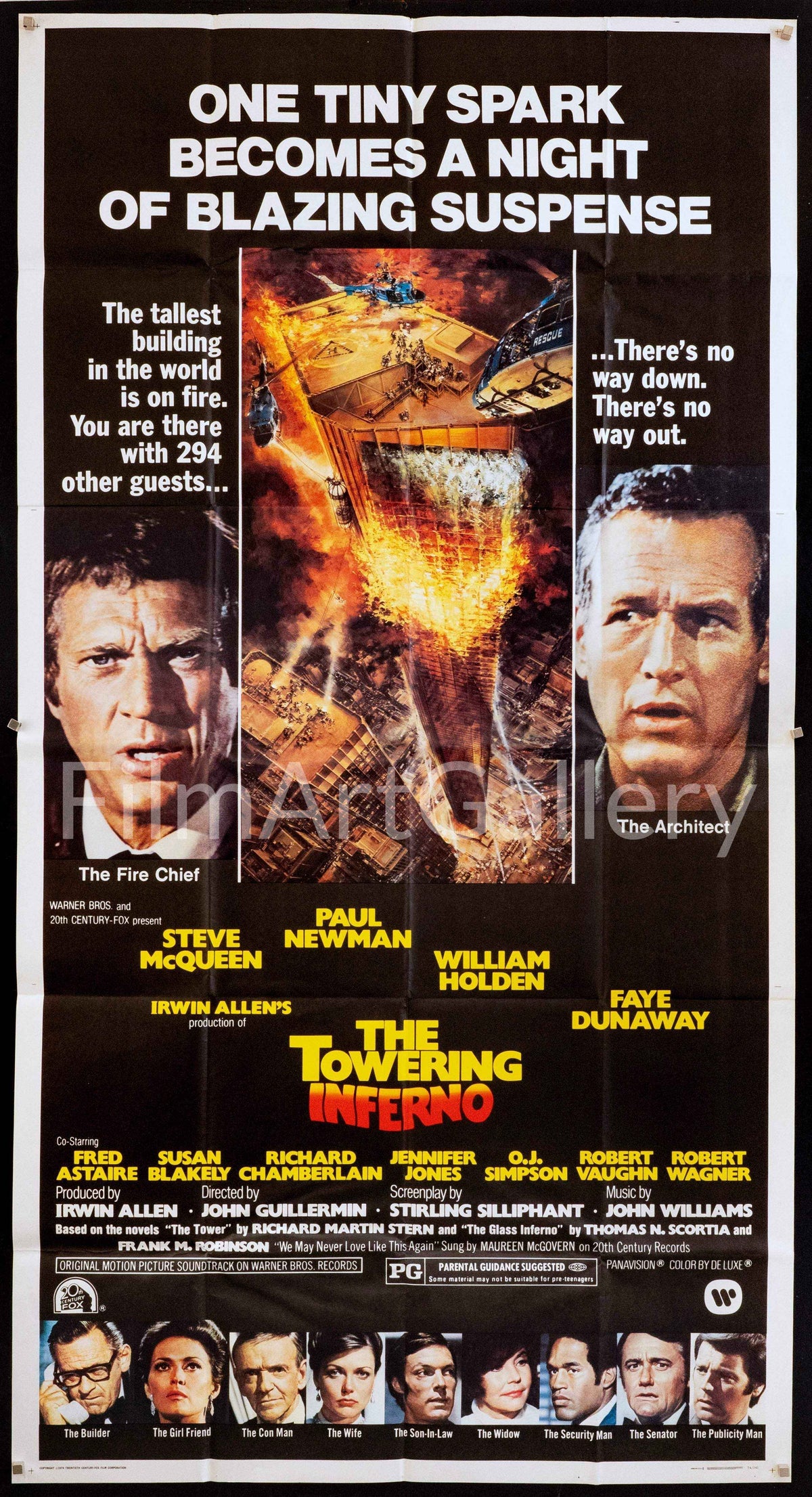The Towering Inferno Original Vintage Movie Poster