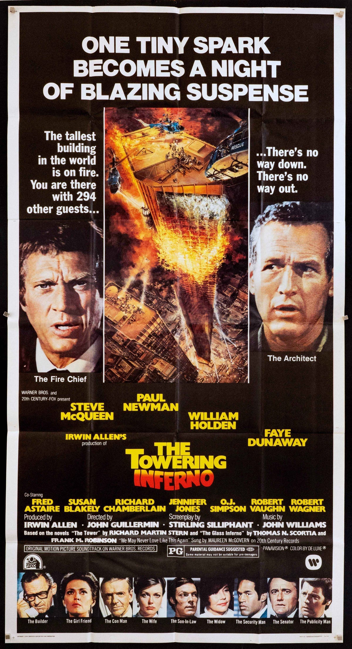 The Towering Inferno Original Vintage Movie Poster