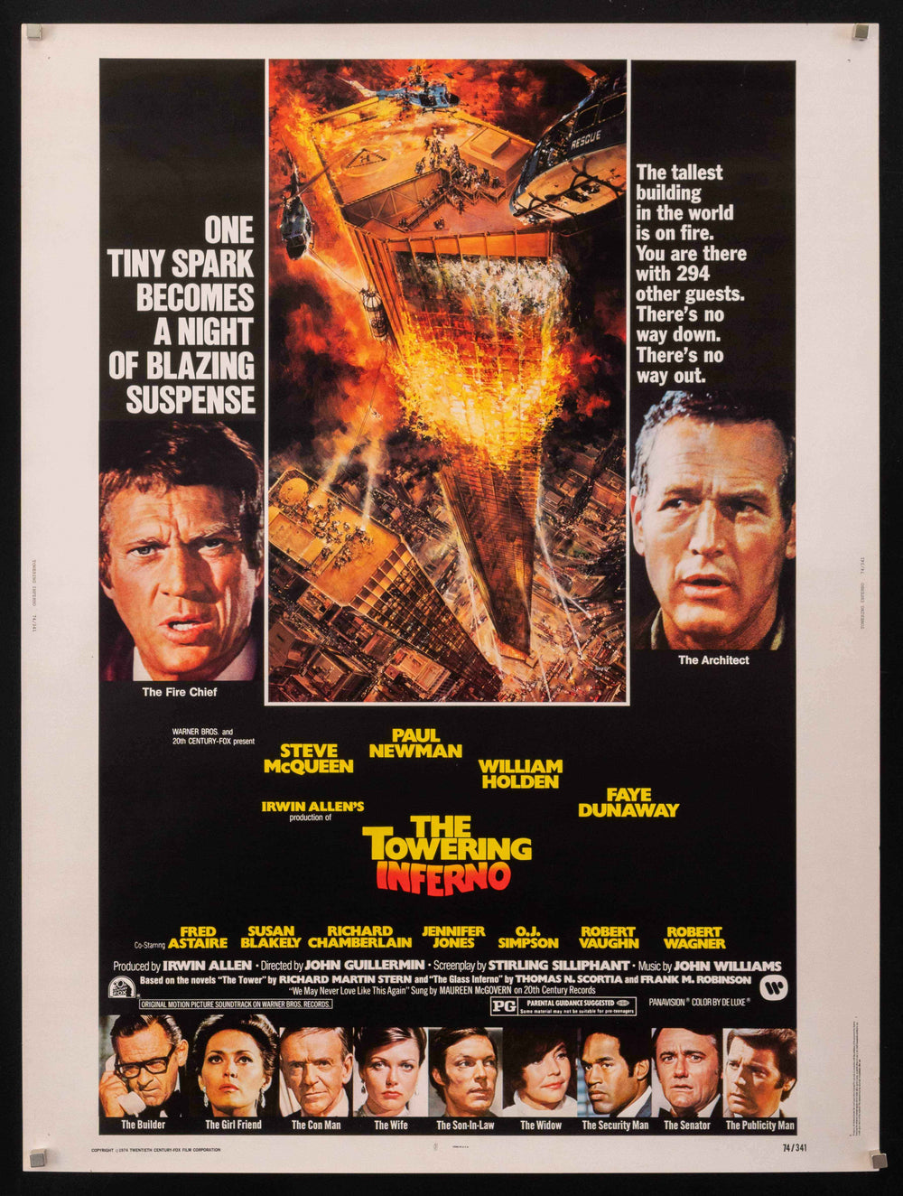 The Towering Inferno Original Vintage Movie Poster