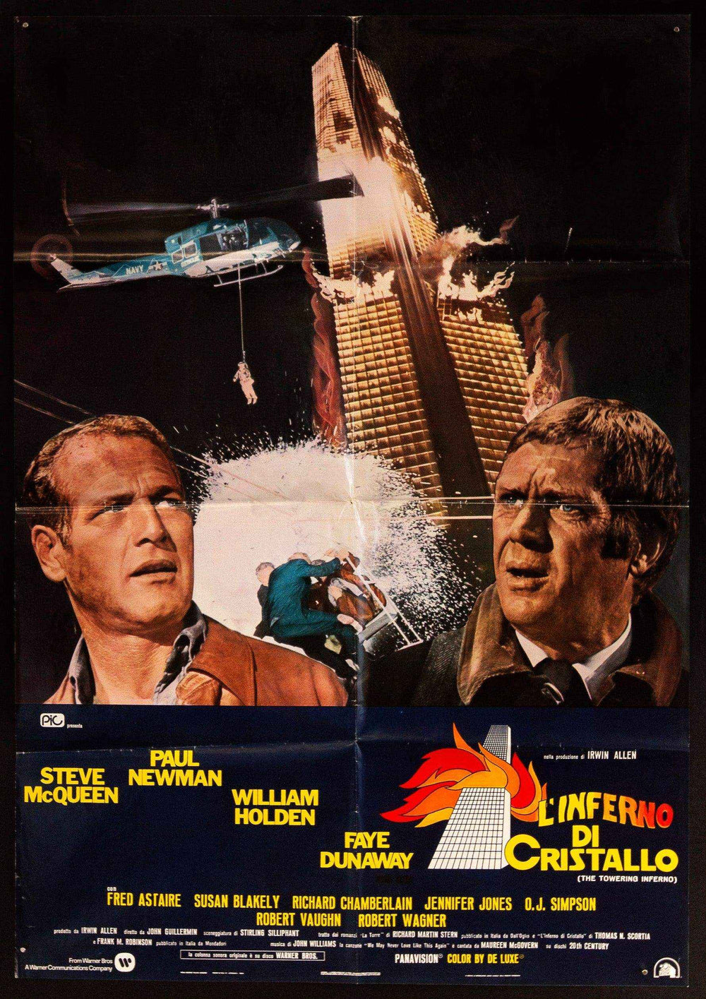The Towering Inferno Original Vintage Movie Poster