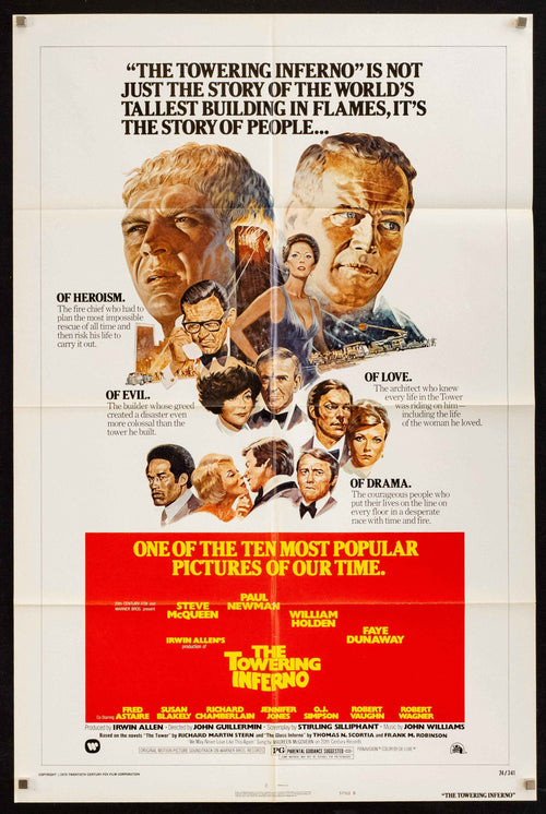 The Towering Inferno Original Vintage Movie Poster