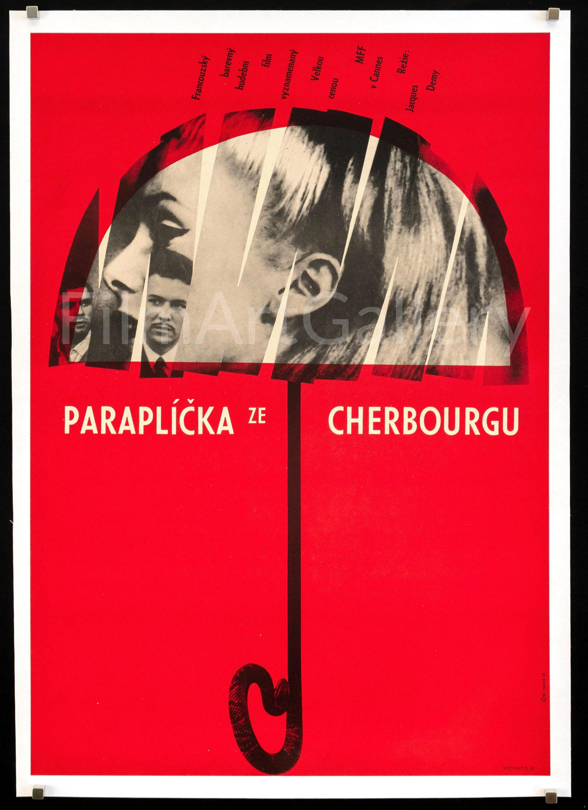 The Umbrellas of Cherbourg (Les Parapluies De Cherbourg) Original Vintage Movie Poster