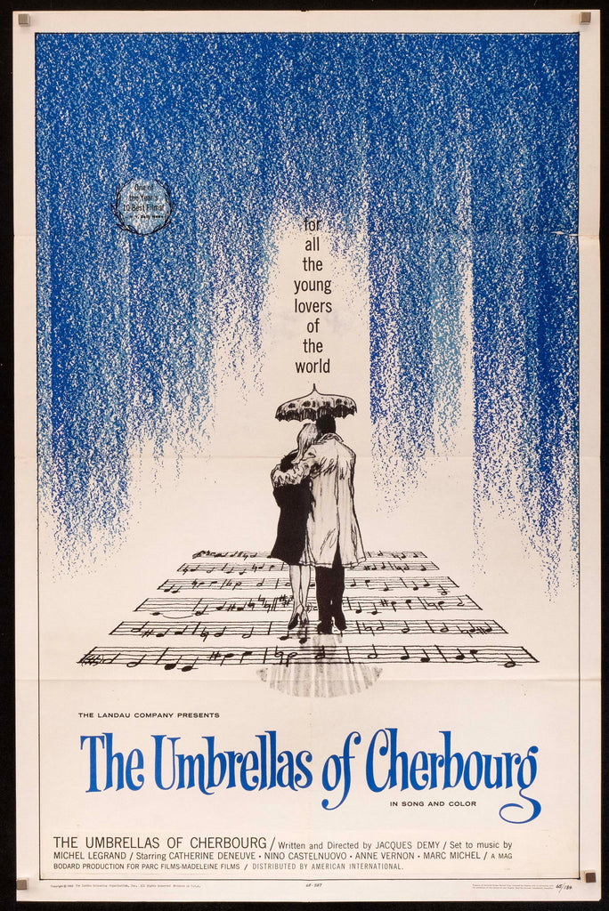 The Umbrellas of Cherbourg (Les Parapluies De Cherbourg) Original Vintage Movie Poster