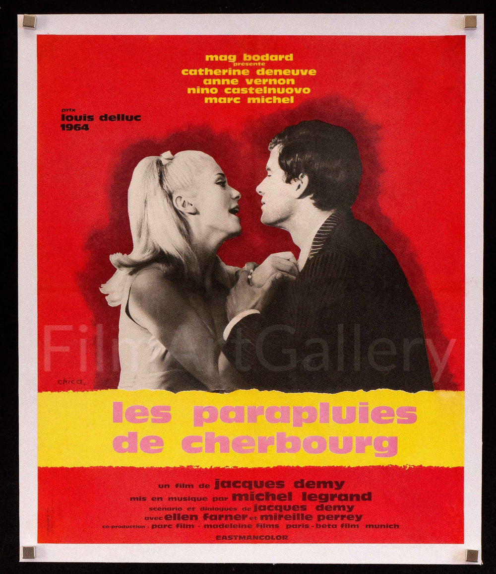 The Umbrellas of Cherbourg (Les Parapluies De Cherbourg) Original Vintage Movie Poster