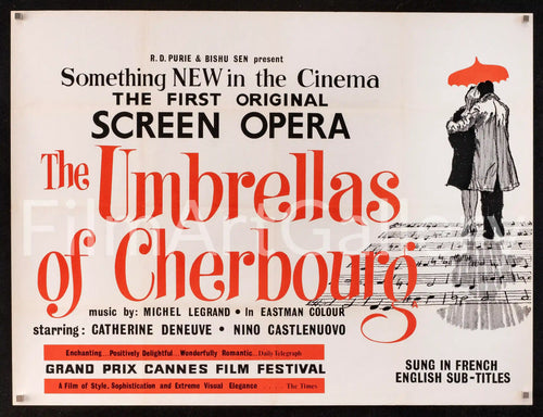 The Umbrellas of Cherbourg (Les Parapluies De Cherbourg) Original Vintage Movie Poster