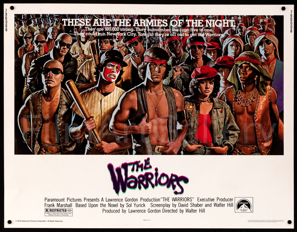 the warriours 2sheet poster ポスター ウォーリアーズ The Warriors Movie Poster 1979 Half sheet (22x28)