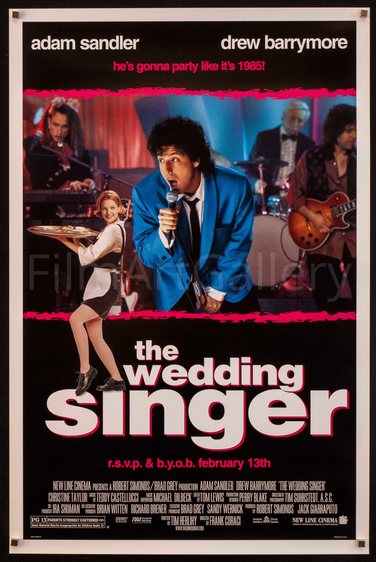The Wedding Singer Original Vintage Movie Poster
