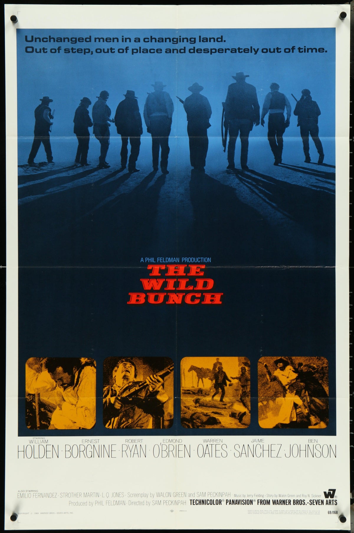 The Wild Bunch 1 Sheet (27x41) Original Vintage Movie Poster