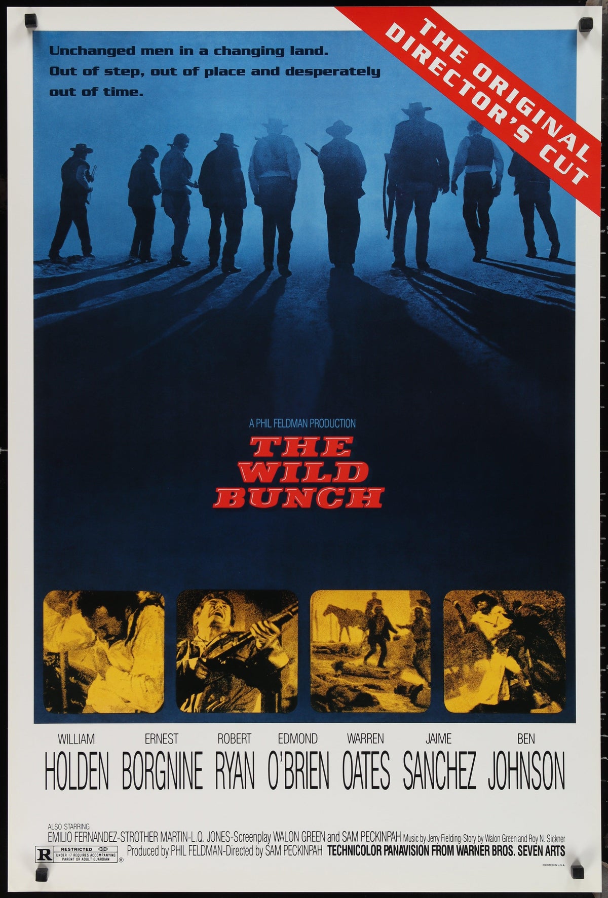 The Wild Bunch 1 Sheet (27x41) Original Vintage Movie Poster