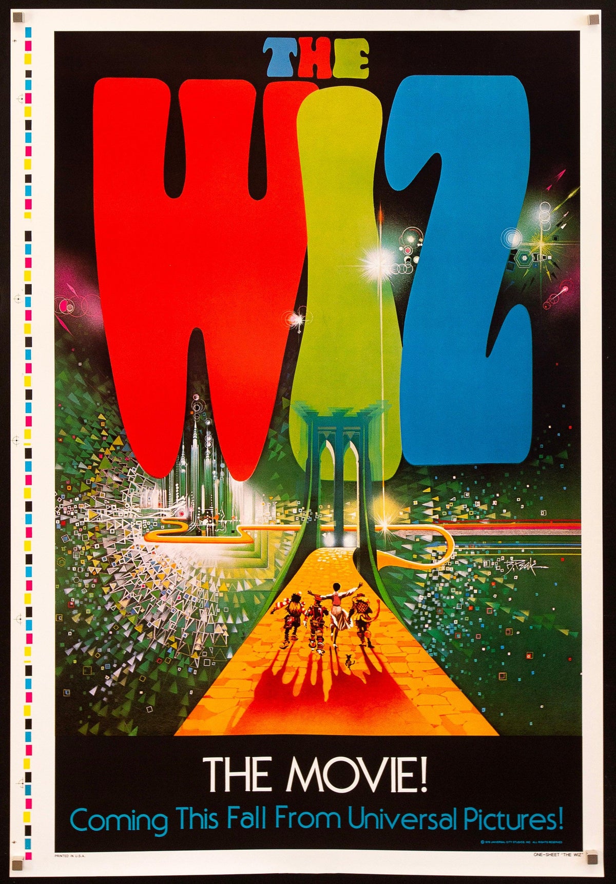 The Wiz 1 Sheet (27x41) Original Vintage Movie Poster