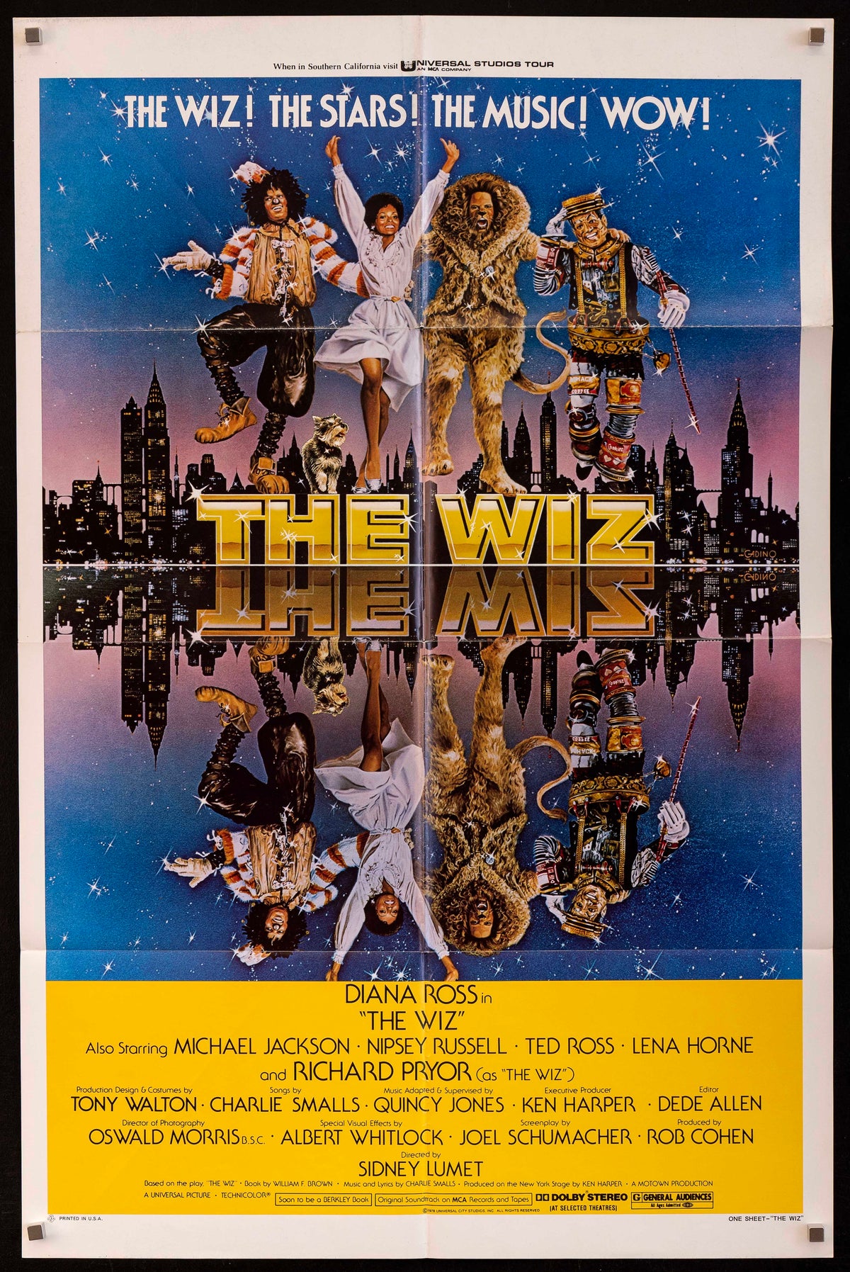 The Wiz Original Vintage Movie Poster