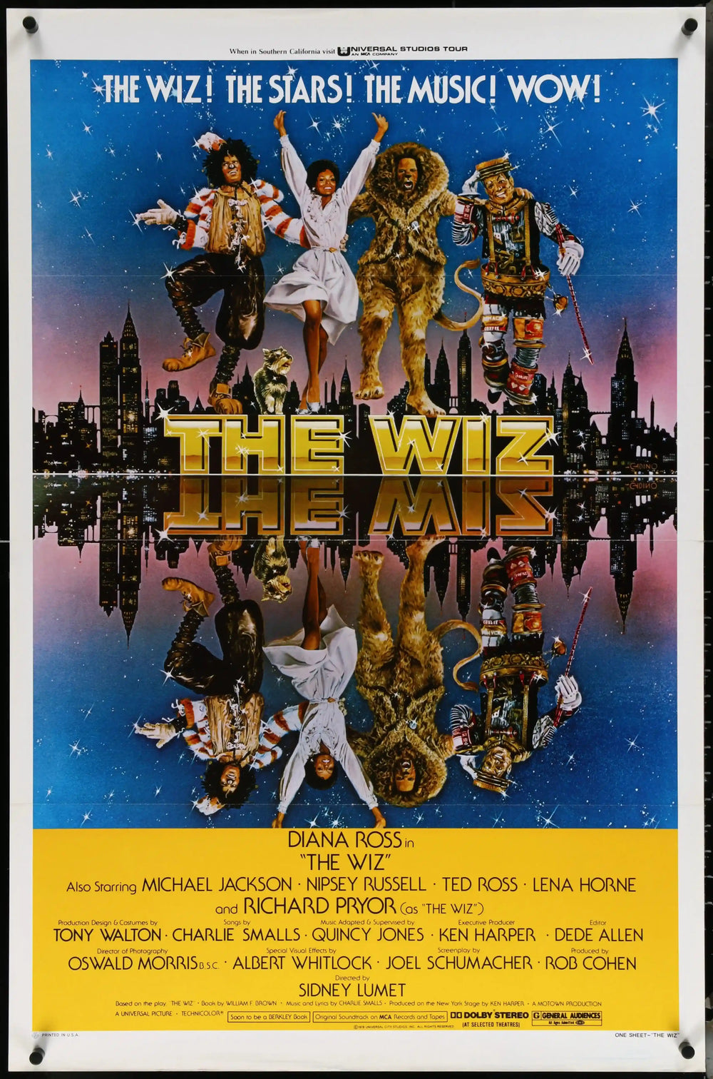 The Wiz Original Vintage Movie Poster
