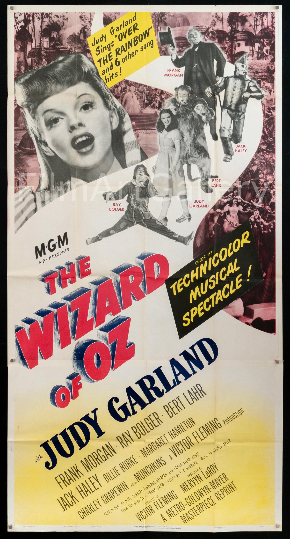 The Wizard Of Oz Original Vintage Movie Poster