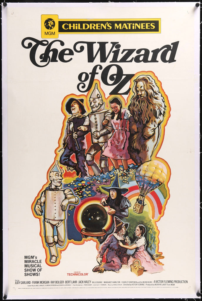 The Wizard Of Oz Original Vintage Movie Poster