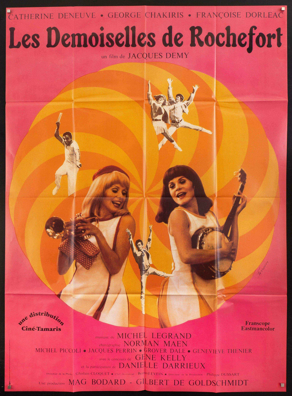 The Young Girls of Rochefort Original Vintage Movie Poster