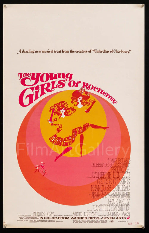 The Young Girls of Rochefort Original Vintage Movie Poster