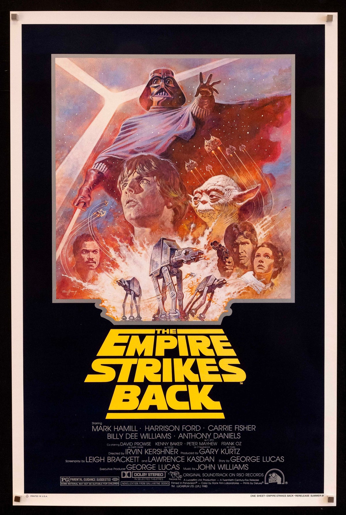 The Empire Strikes Back Original Vintage Movie Poster