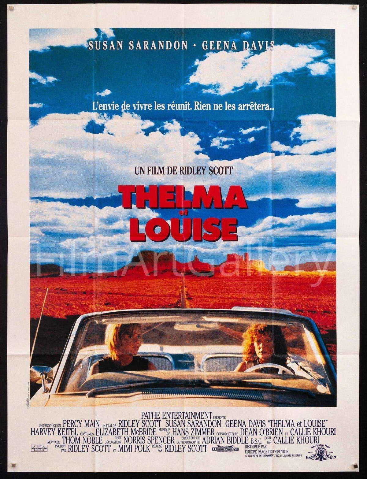 “Thelma And Louise” Original One Sheet Poster - Film Poster - Movie Poster
