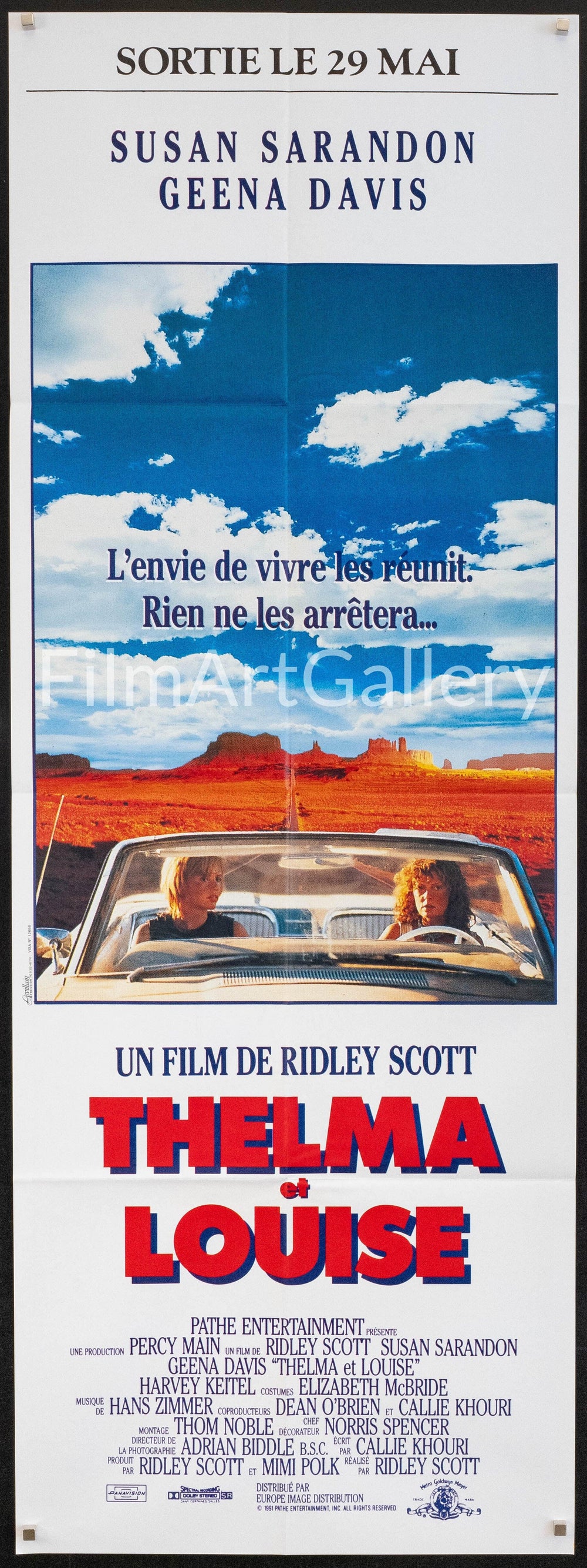 Thelma &amp; Louise Original Vintage Movie Poster