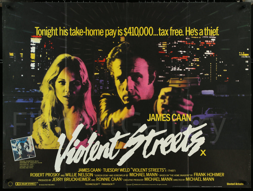 Thief Original Vintage Movie Poster