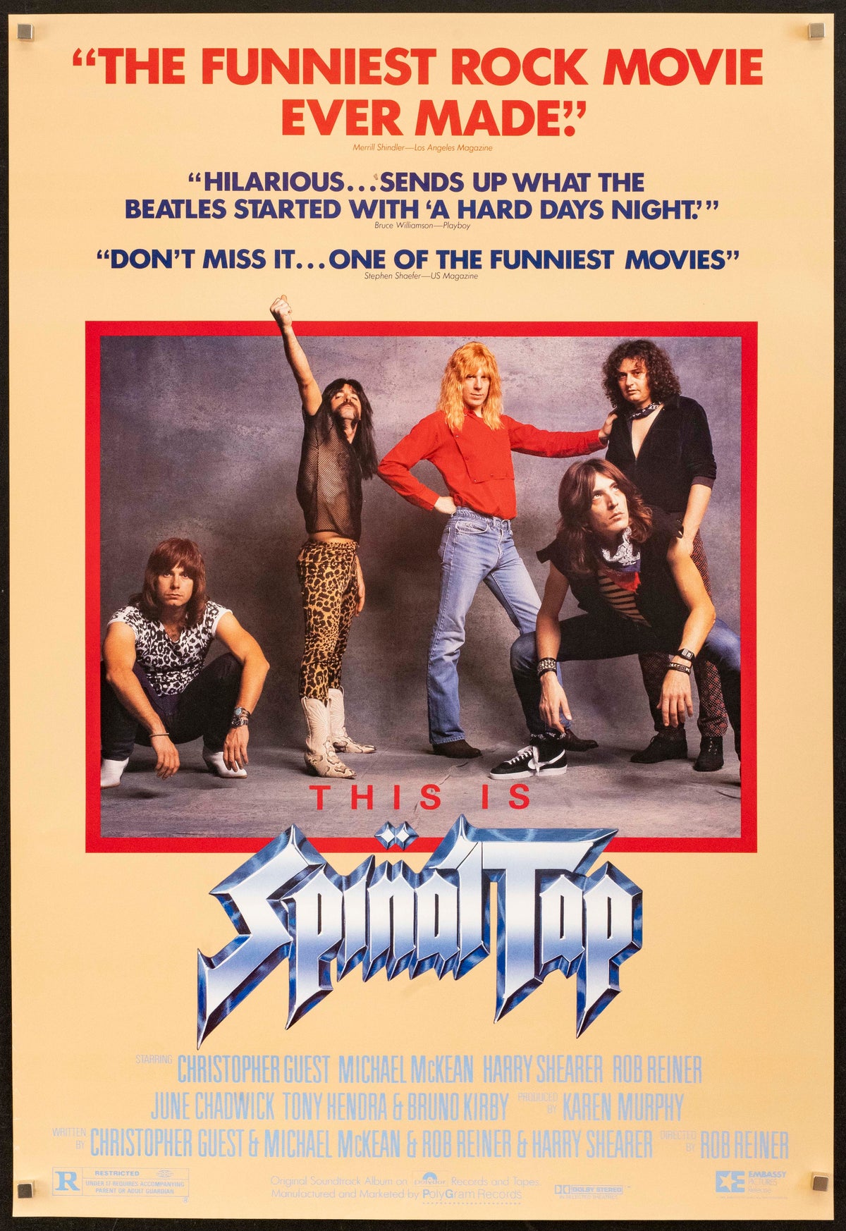 This Is Spinal Tap Original Vintage Movie Poster