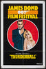 Thunderball / James Bond 007 Film Festival Original Vintage Movie Poster