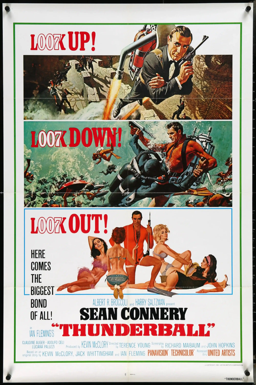 Thunderball Original Vintage Movie Poster