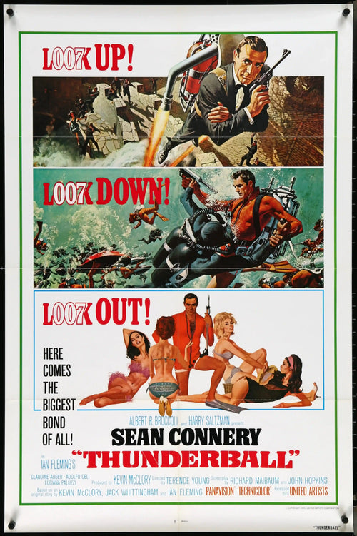 Thunderball Original Vintage Movie Poster