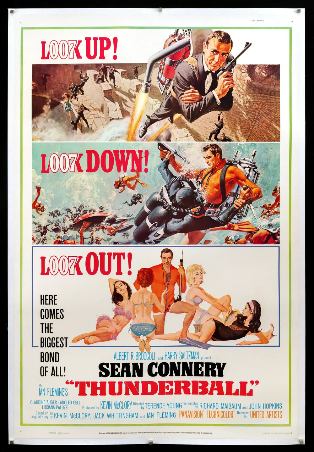 Thunderball Original Vintage Movie Poster