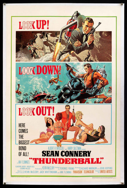 Thunderball Original Vintage Movie Poster