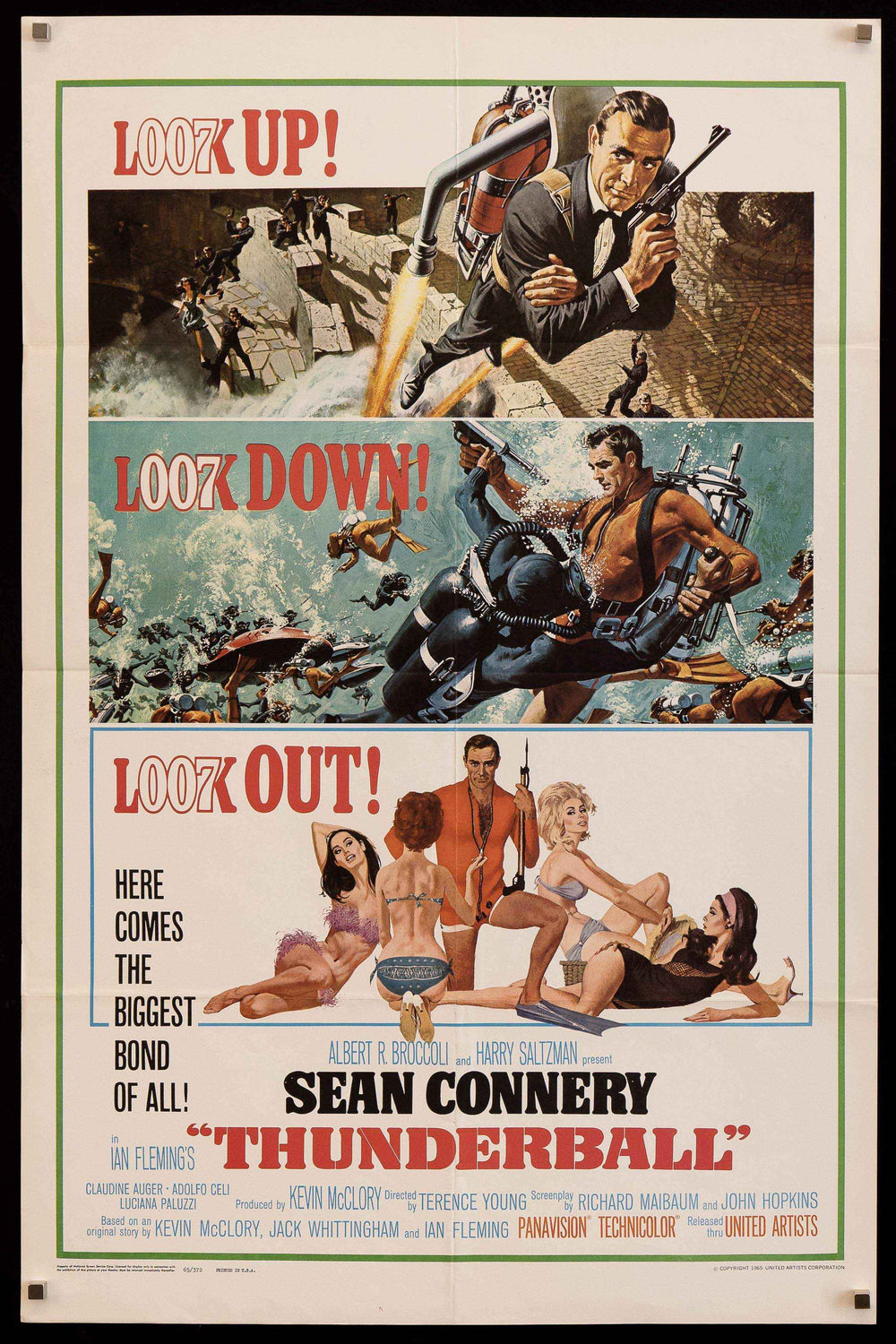 Thunderball Original Vintage Movie Poster