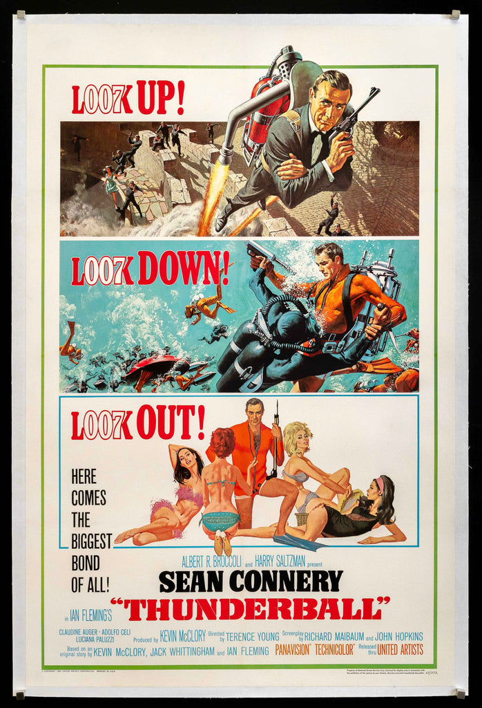 Thunderball Original Vintage Movie Poster