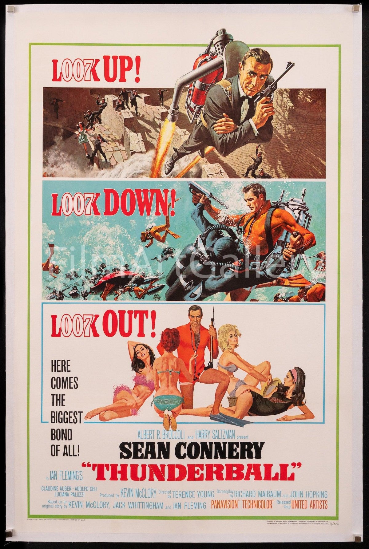 Thunderball Original Vintage Movie Poster