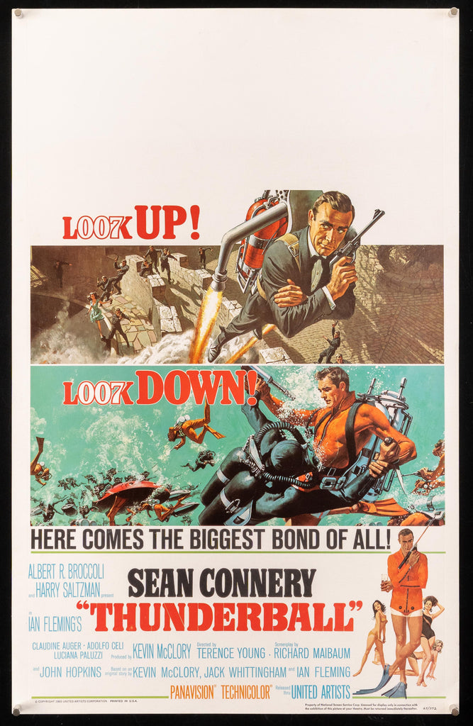 Thunderball Original Vintage Movie Poster