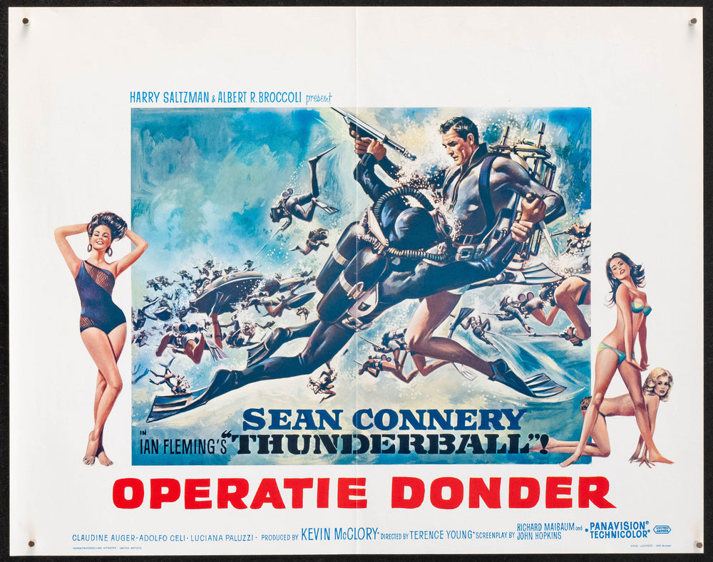 Thunderball Original Vintage Movie Poster