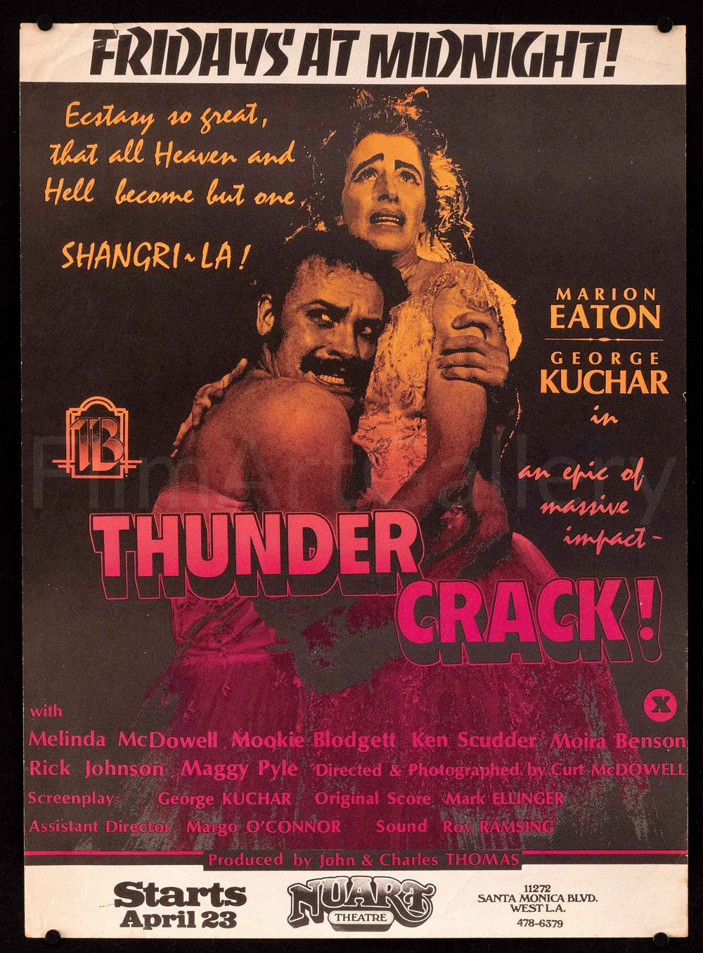 Thundercrack Original Vintage Movie Poster
