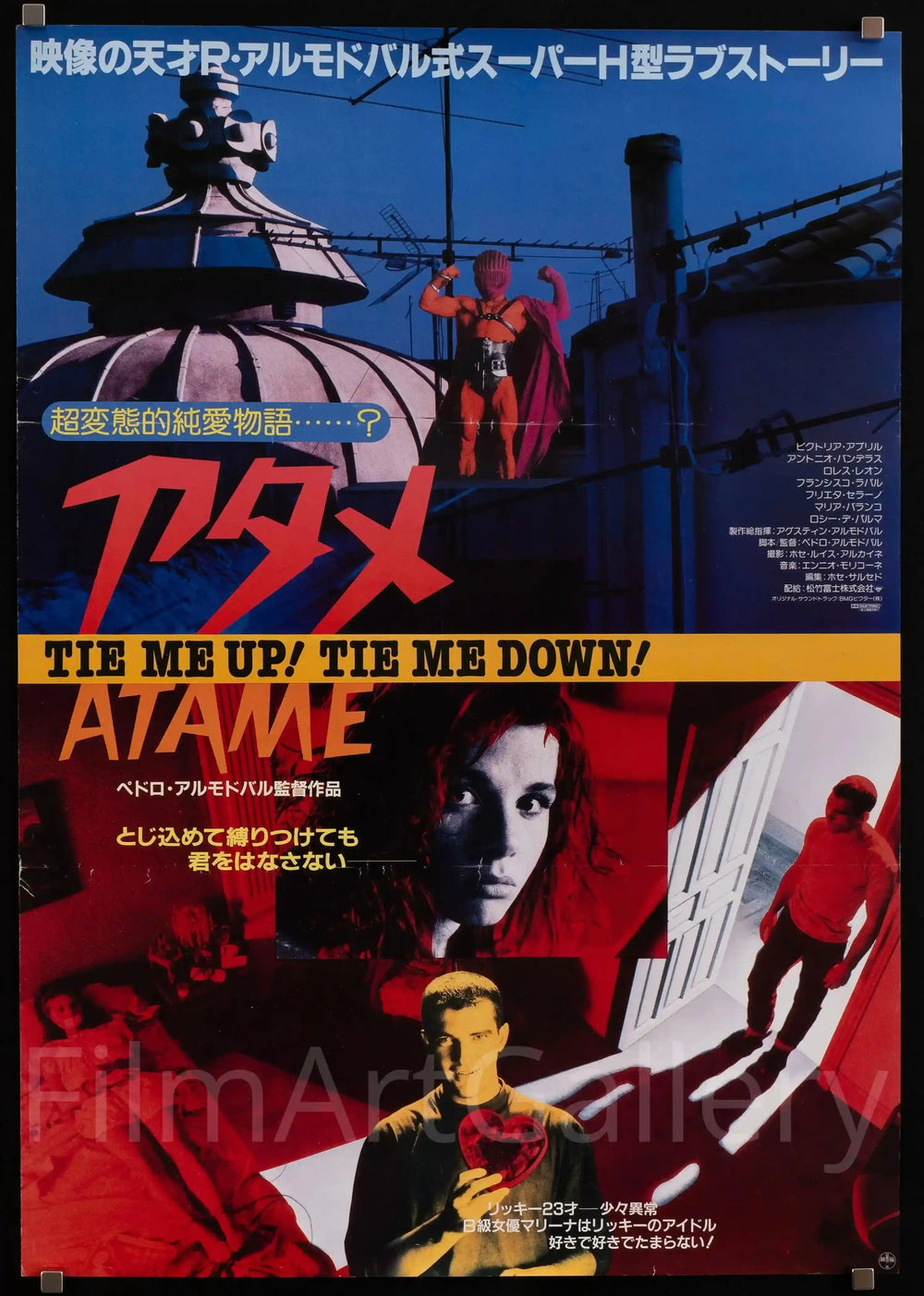 Tie Me Up! Tie Me Down! Original Vintage Movie Poster