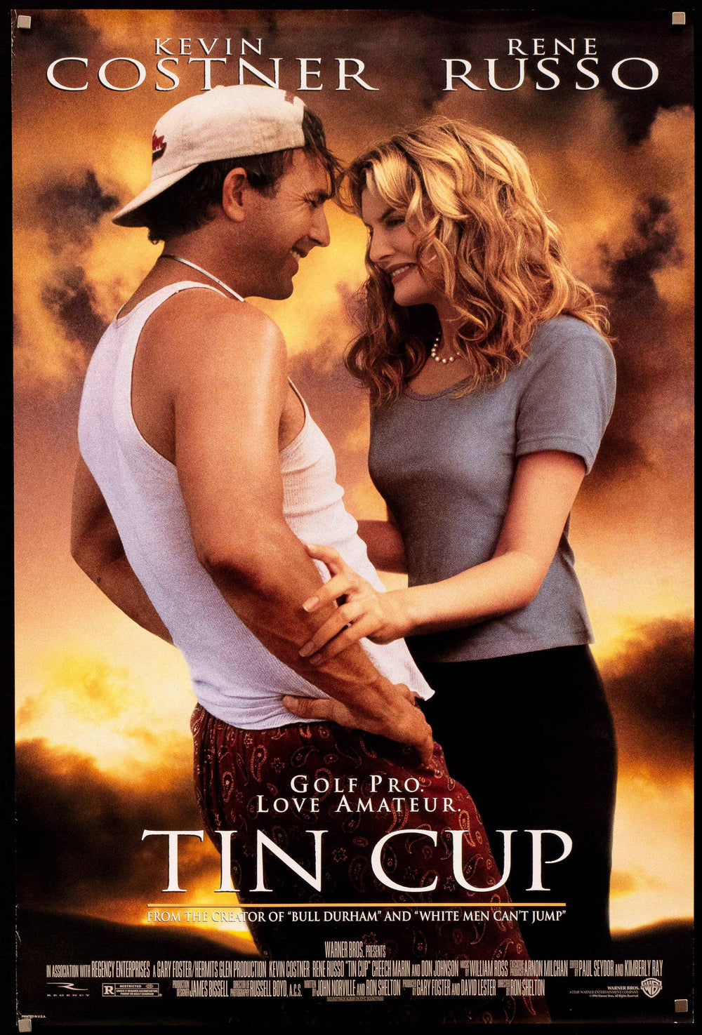 Tin Cup Original Vintage Movie Poster