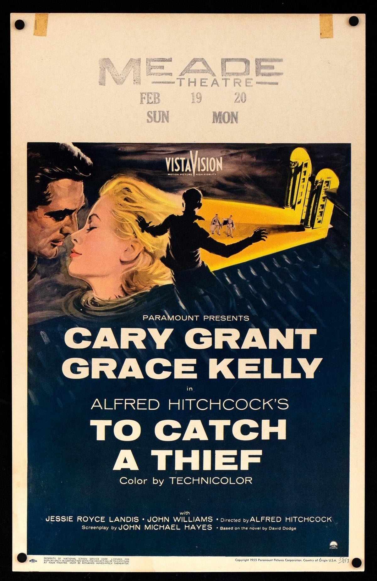 To Catch a Thief Original Vintage Movie Poster