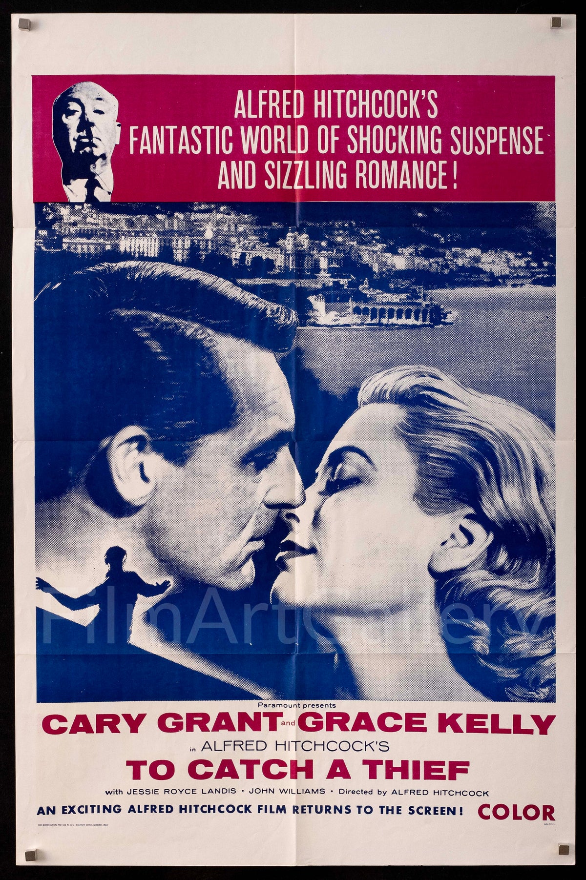 To Catch a Thief Original Vintage Movie Poster