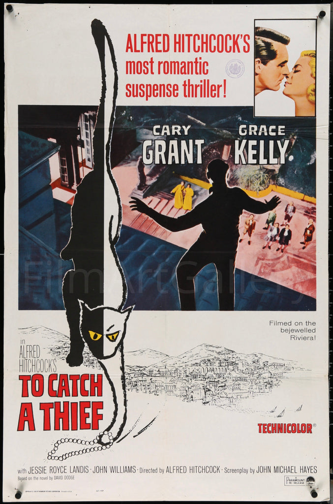 To Catch a Thief Original Vintage Movie Poster