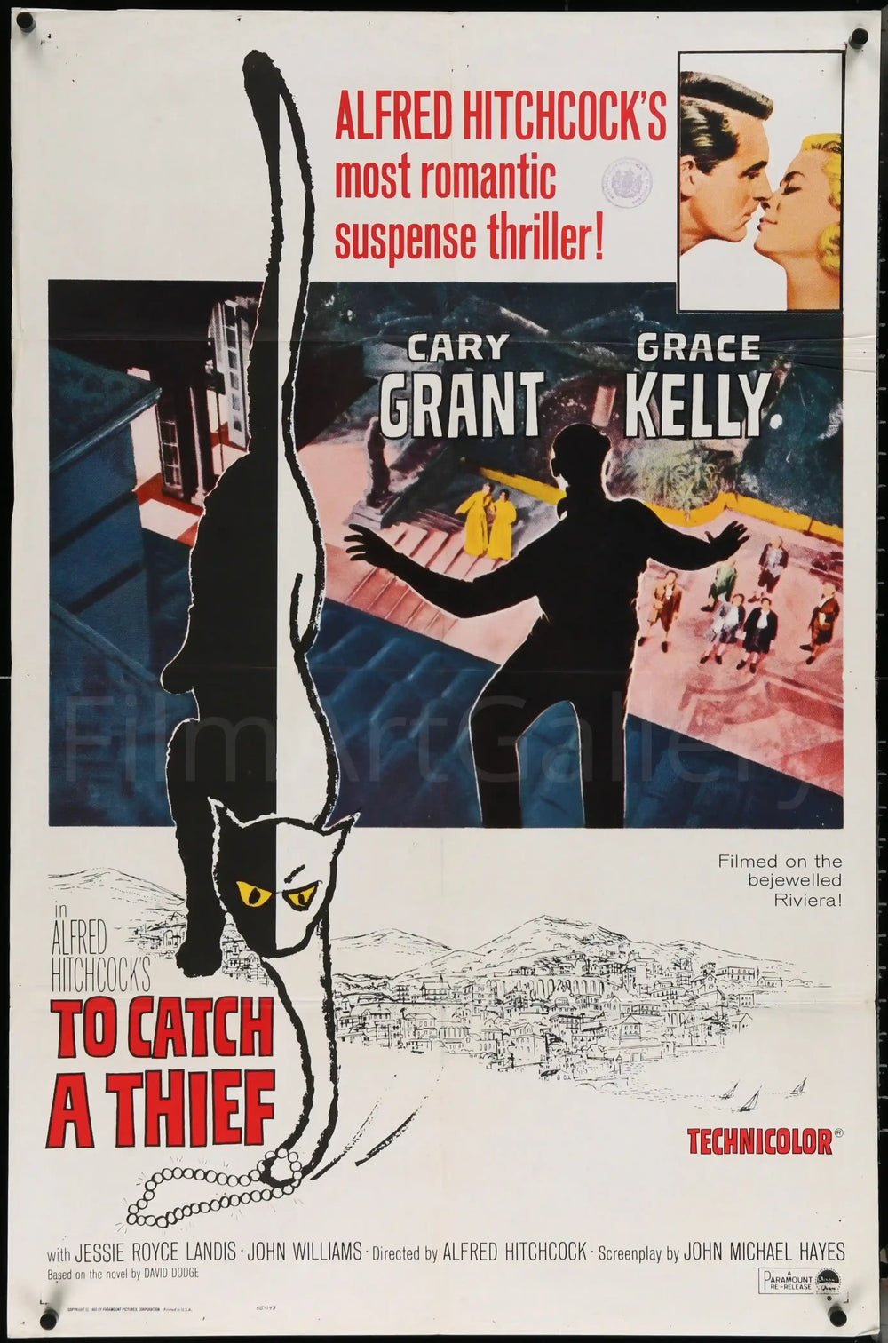 To Catch a Thief Original Vintage Movie Poster